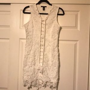 Forever 21 white lace dress